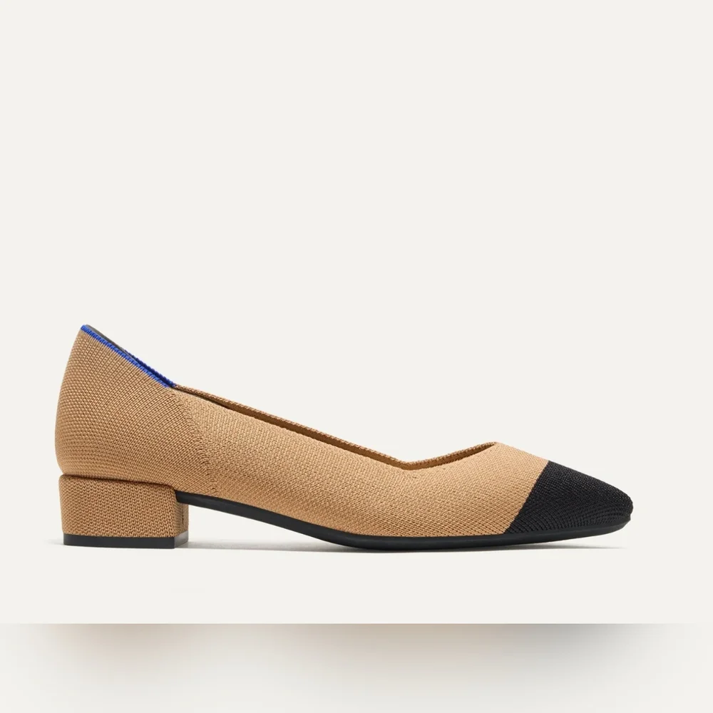 NEW ROTHY'S The High Point Heel, Wren Captoe Size 10.5 - Picture 3 of 11